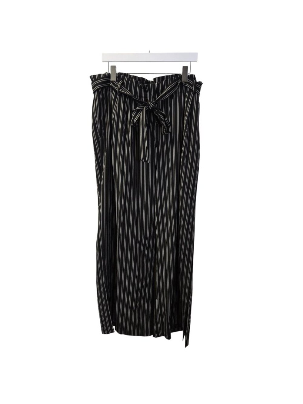 Adrianna Papell High Rise Striped Wide Leg Belted Pants Size 22W